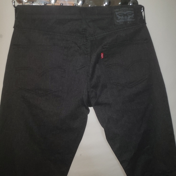 Levi's 511 Jeans Mens 32x32 Gray Wash Denim Slim Fit Straight Leg Modern - Picture 7 of 14